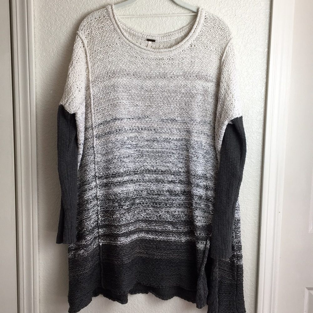 Free People Ombré Tunic Sweater
